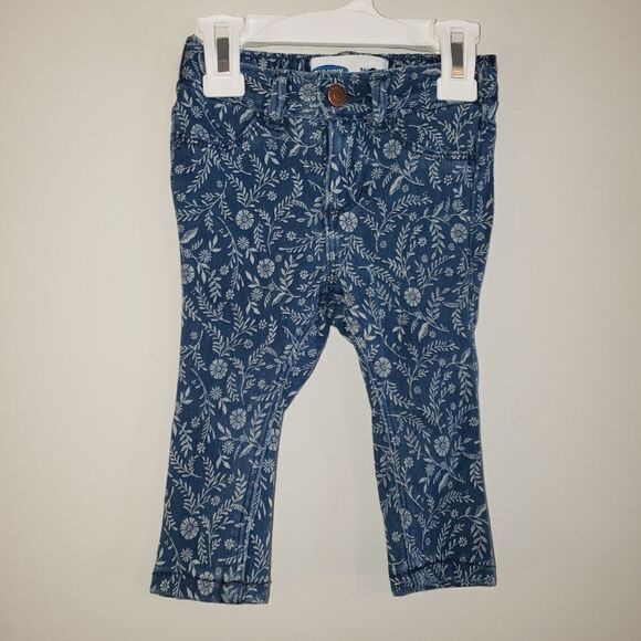 OLD NAVY PRINT BALLERINA JEGGING LEGGING SIZE 12-18 MONTHS - Picture 1 of 3